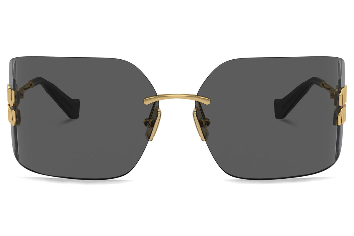 Lunettes de soleil Miu Miu Aube MU 54YS – Or / Gris foncé 5AK5SO