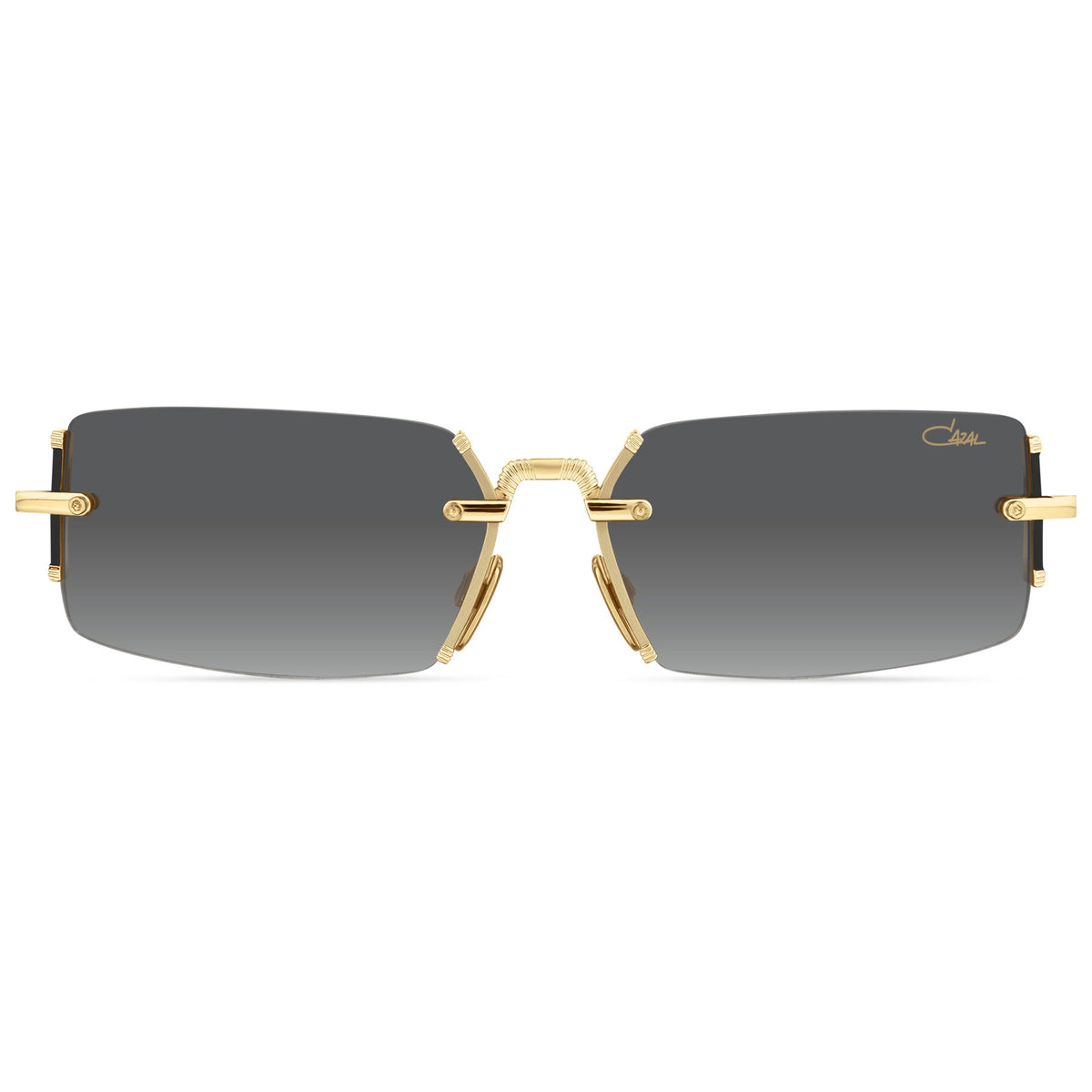 Lunettes de soleil Cazal 9120 – Noir-or, verres gris dégradé antireflet