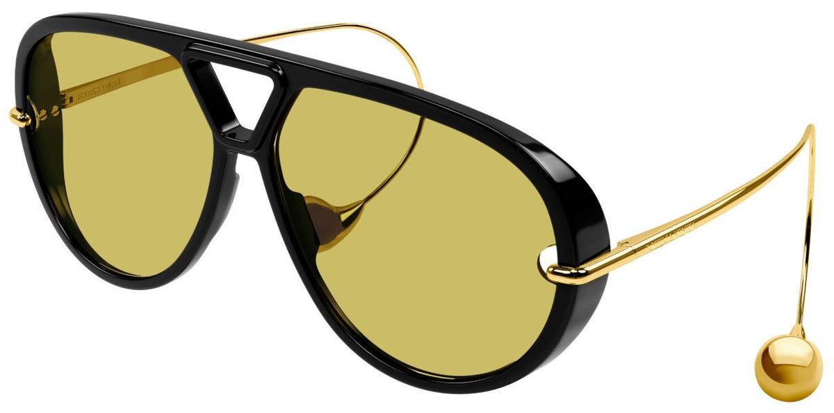 Lunettes de soleil Bottega Veneta Aviateur Drop BV1273S – Noir (003)