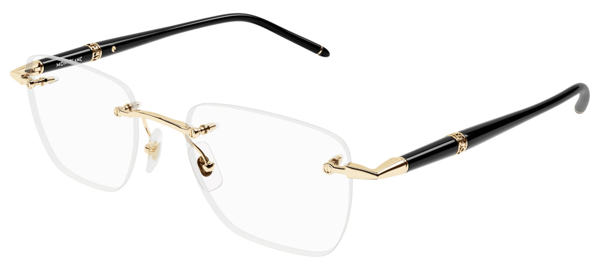 Lunettes de vue Montblanc Meisterstück MB0346O – Doré