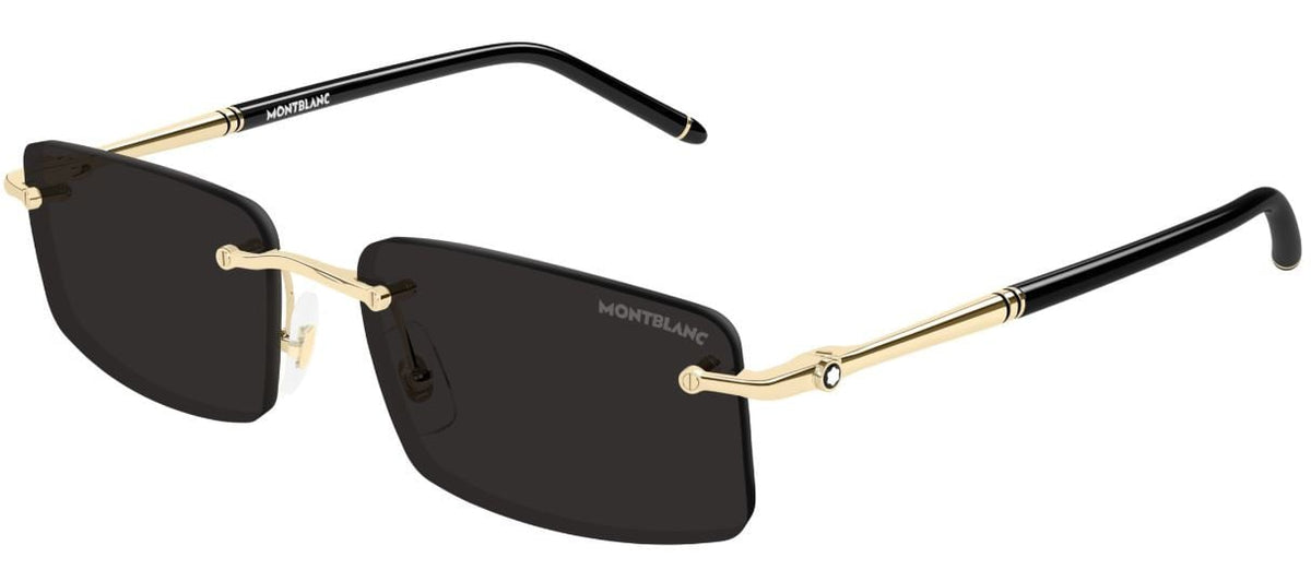 Lunettes de soleil Montblanc Meisterstück MB0443S – Doré (001)