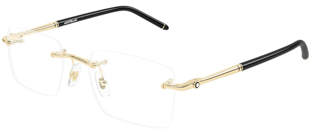 Lunettes de vue Montblanc Meisterstück MB0444O – Doré (001)