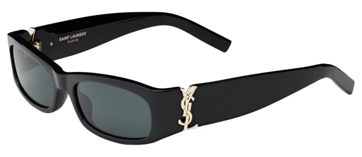Lunettes de soleil Saint Laurent Monogram SL M152 – Noir / verre noir