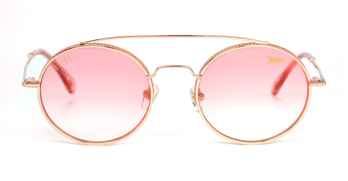 9FIVE 50-50 solaire – photo face – Rose Gold / Rose gradient sunglasses (Limited)