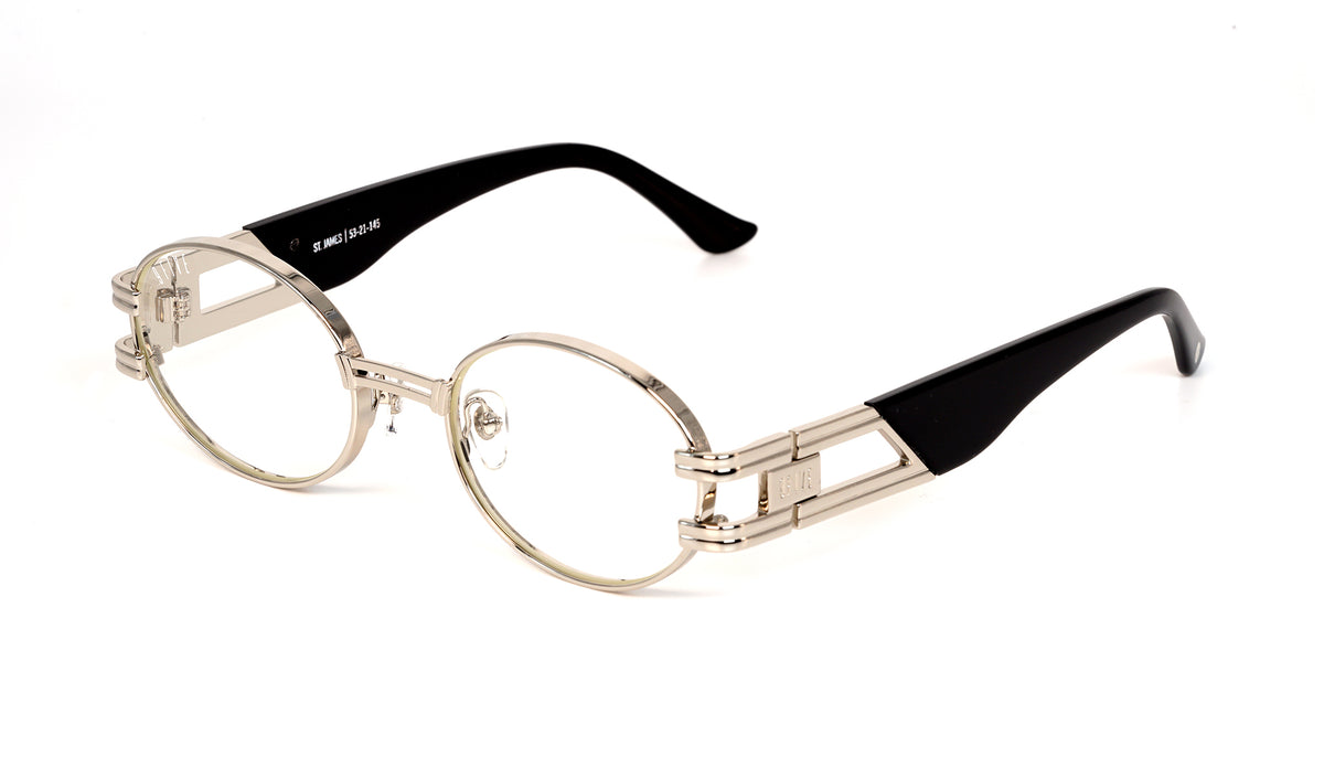 9FIVE St James optique – photo 1 – Black & Platinum / clear lens