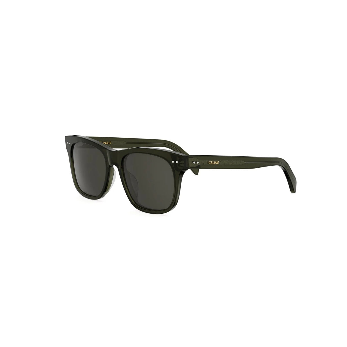 Lunettes de soleil Celine Thin CL40322U – Vert brillant / verre gris