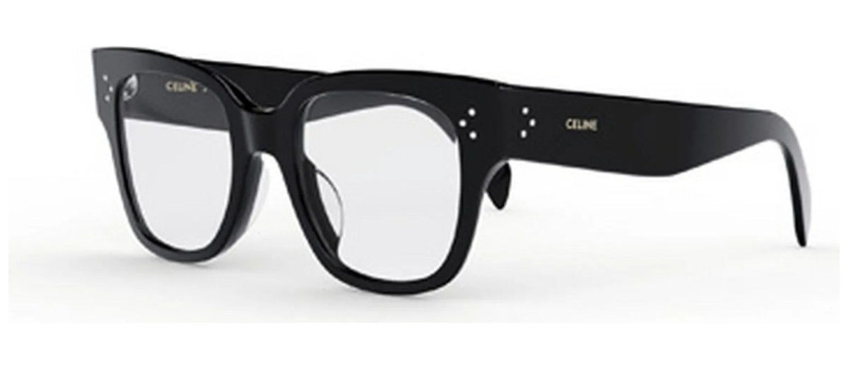 Lunettes de vue Celine 3 Dots HD Geometric CL50110U – Noir brillant