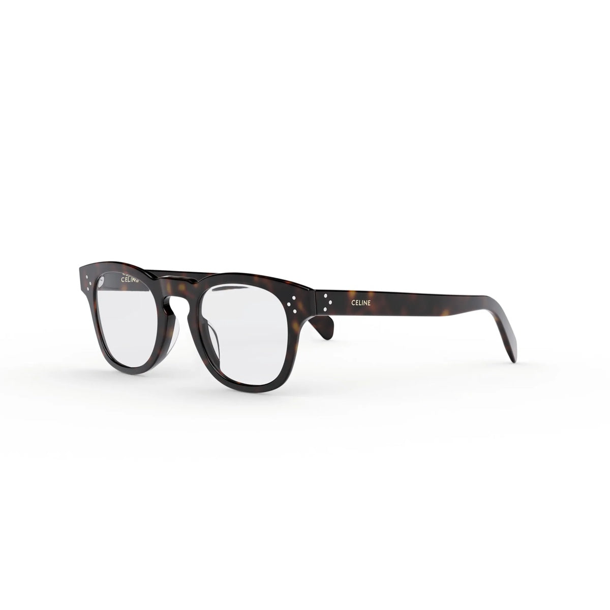 Lunettes de vue Celine 3 Dots Hd CL50118I – Havane brillant / verre démo
