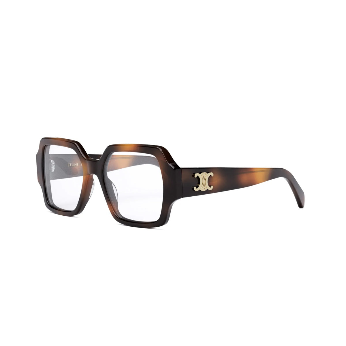 Lunettes de vue Celine Triomphe CL50131I – Havana brillant / verre démo