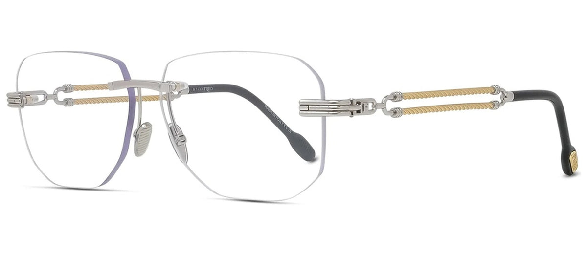 Lunettes de vue Fred Manille FG50066U – Palladium brillant