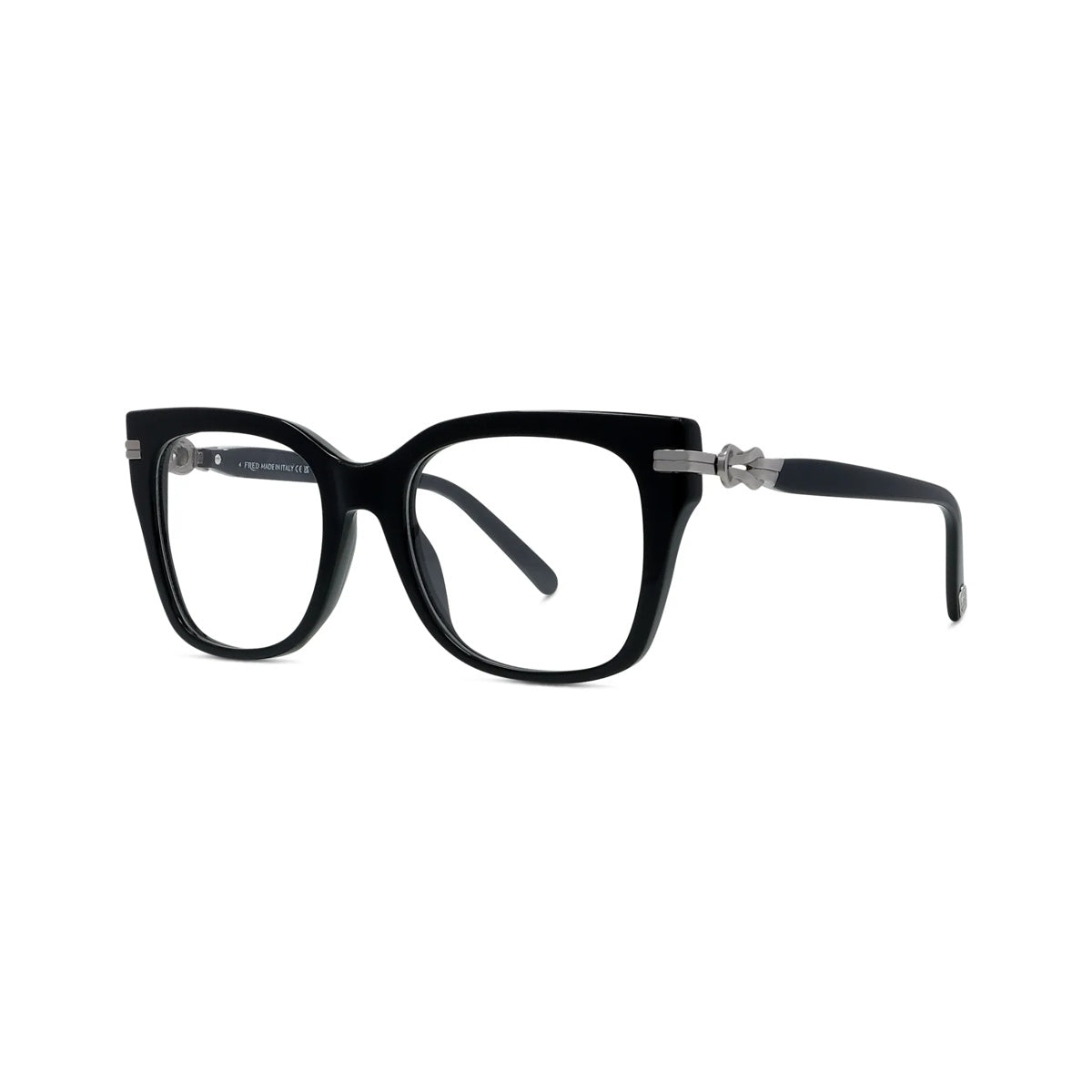 Lunettes de vue Fred Chance Infinie FG50085I – Noir brillant / verre demo