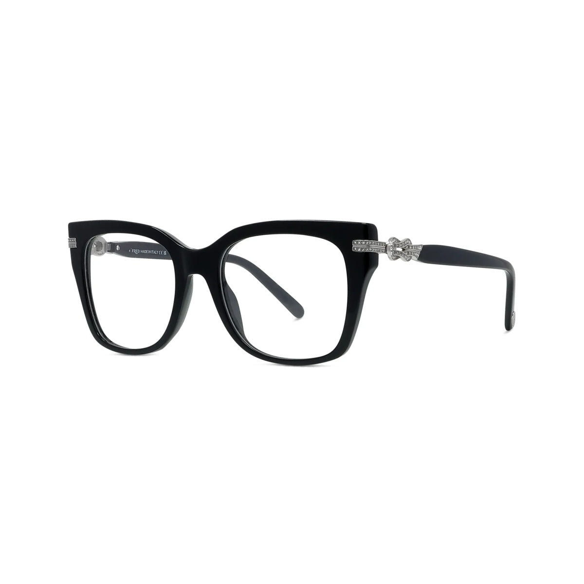 Lunettes de vue Fred Chance Infinie FG5085IS – Noir brillant / verre demo