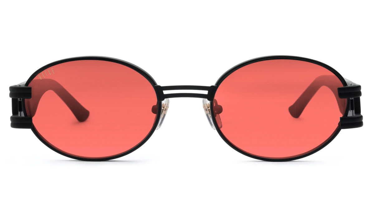 9FIVE St James XL – Matte Black XL / Burgundy gradient lens