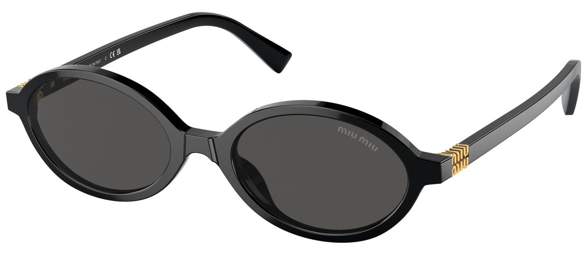 Lunettes de soleil Miu Miu Regard MU 04ZS – Noir / Gris foncé 1AB5S0
