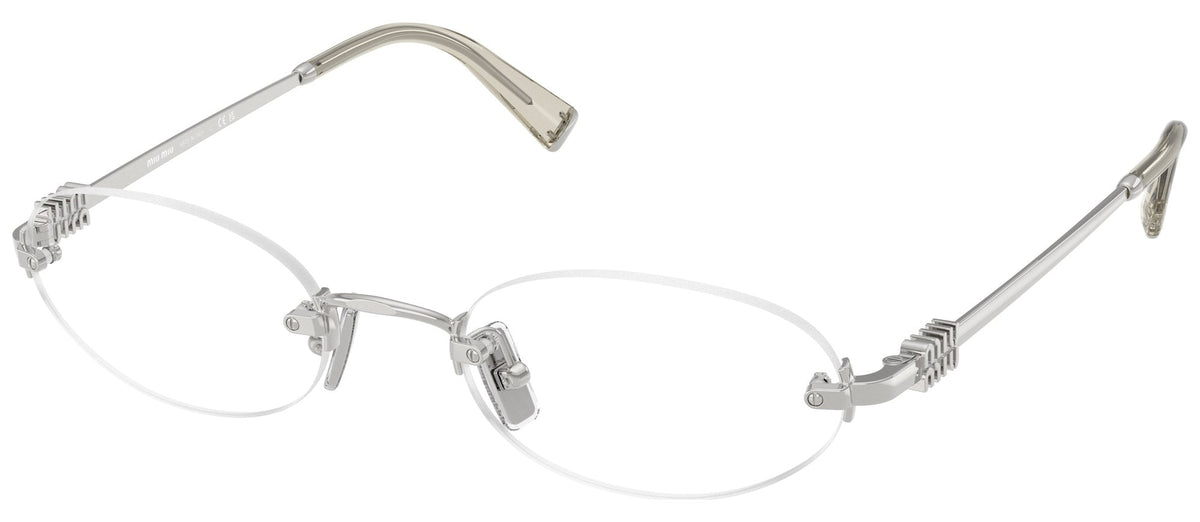 Lunettes de vue Miu Miu MU 53WV – Argent 1BC101