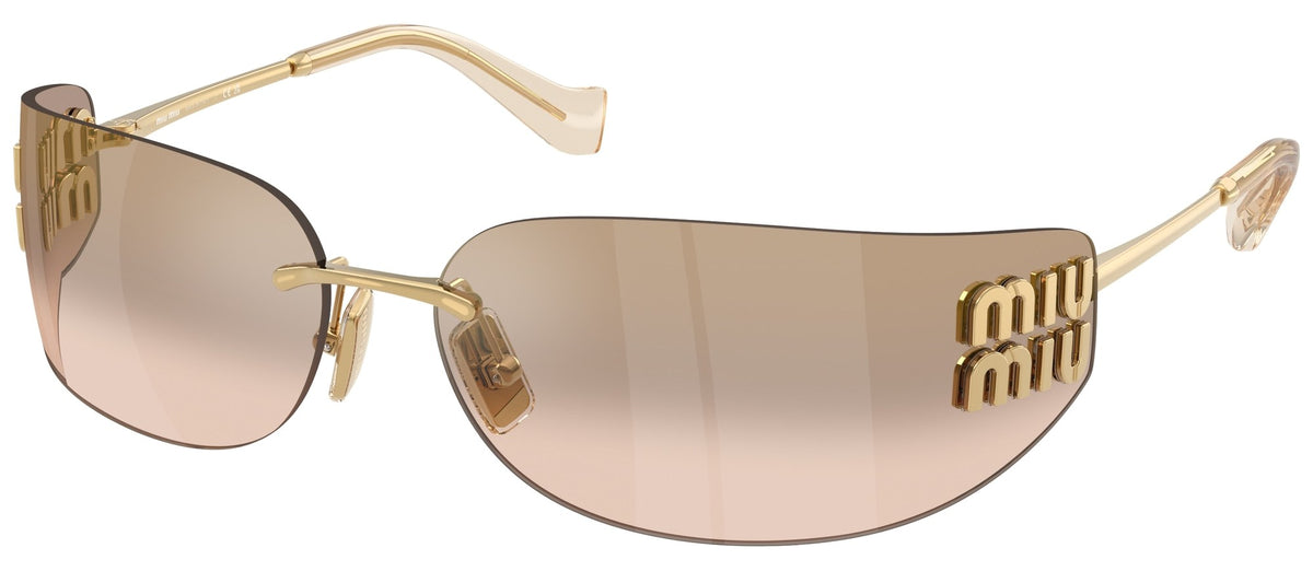 Lunettes de soleil Miu Miu Aube MU A51S – Or / Bronze mirrow gradient 5AK20P